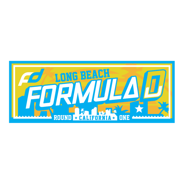 Formula Drift Sticker - City Tour (Round 1 - Long Beach)
